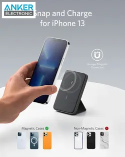 پاوربانک مگ سیف انکر Anker 622 Magnetic Battery A1611 - انکر الکترونیک