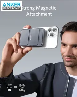 پاوربانک مگ سیف انکر Anker 622 Magnetic Battery A1611 - انکر الکترونیک