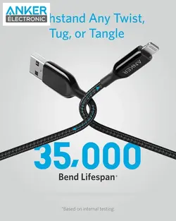 کابل USB-A به Lightning انکر Anker Powerline+ III Lightning to USB A Cable A8823 - انکر الکترونیک