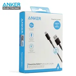 کابل شارژ انکر ANKER PowerLine Select+ USB-C to USB A 8023 - انکر الکترونیک