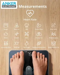 ترازو هوشمند انکر Anker Eufy Smart Scale P2 Pro T9149 - انکر الکترونیک