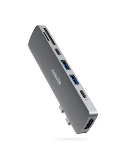 های دیتا تاندربوت 7 پورت انکر Anker 547 USB-C Hub 7-in-2 for MacBook A8371 - انکر الکترونیک