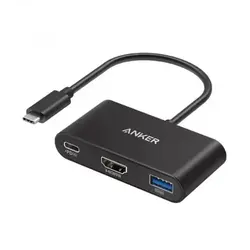 هاب دیتا 3 در 1 انکر Anker PowerExpand 3-in-1 USB-C Hub A8339 - انکر الکترونیک