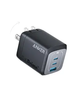 شارژر دیواری 67 وات انکر Anker Prime 67W GaN Wall Charger A2669 + مبدل پریز (هدیه) - انکر الکترونیک