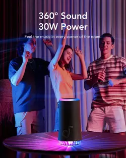 اسپیکر بلوتوثی 30 وات انکر Anker Soundcore Glow Portable Speaker A3166 - انکر الکترونیک