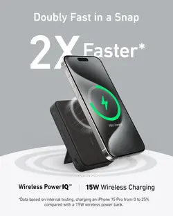 پاوربانک مگ سیف 10000 میلی آمپر انکر Anker MagGo Power Bank 10K A1654 - انکر الکترونیک