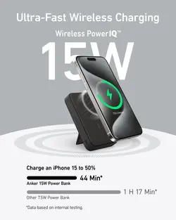 پاوربانک مگ سیف 10000 میلی آمپر انکر Anker MagGo Power Bank 10K A1654 - انکر الکترونیک