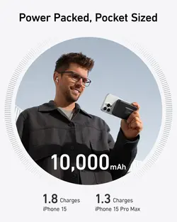 پاوربانک مگ سیف 10000 میلی آمپر انکر Anker MagGo Power Bank 10K A1654 - انکر الکترونیک
