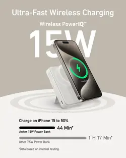 پاوربانک مگ سیف 10000 میلی آمپر انکر Anker MagGo Power Bank 10K A1654 - انکر الکترونیک