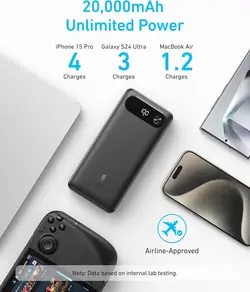 پاوربانک 20000 میلی آمپر انکر Anker Power Bank A1383