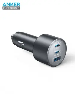 شارژر فندکی 167.5 وات انکر Anker Car Charger 167.5W 3 Port A2737 - انکر الکترونیک