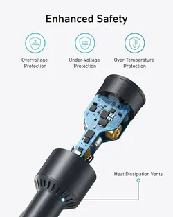 شارژر فندکی 167.5 وات انکر Anker Car Charger 167.5W 3 Port A2737 - انکر الکترونیک