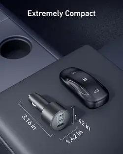 شارژر فندکی 167.5 وات انکر Anker Car Charger 167.5W 3 Port A2737 - انکر الکترونیک