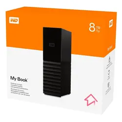 هارددیسک اکسترنال وسترن دیجیتال مدل My Book Desktop ظرفیت 8 ترابایت