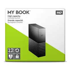 هارددیسک اکسترنال وسترن دیجیتال مدل My Book Desktop ظرفیت 12 ترابایت