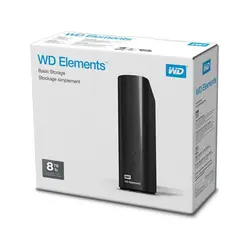 هارددیسک اکسترنال وسترن دیجیتال مدل Elements Desktop ظرفیت 8 ترابایت