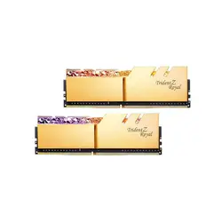 رم دسکتاپ DDR4 دو کاناله 4600 مگاهرتز CL18 جی اسکیل مدل TRIDENT Z ROYAL GOLD ظرفیت 16 گیگابایت