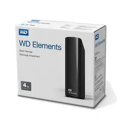 هارددیسک اکسترنال وسترن دیجیتال مدل Elements Desktop ظرفیت 4 ترابایت