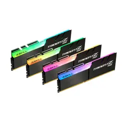 رم دسکتاپ DDR4 چهار کاناله 3200 مگاهرتز CL16 جی اسکیل سری TRIDENT Z RGB ظرفیت 64 گیگابایت بسته چهار عددی