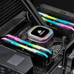 رم کورسیر VENGEANCE RGB PRO 64GB 32GB×2 DDR4 4000MHz CL18