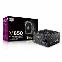 پاور نیمه ماژولار 650 واتی COOLER MASTER V650 Semi-Modular