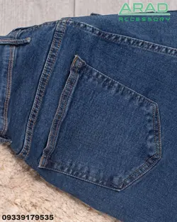 شلوار جین کد0007 آبی