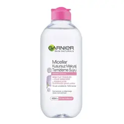 میسلار واتر پاک کننده صورت گارنیر صورتی حجم 400 میلی لیتر