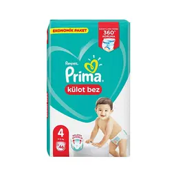 پوشک شورتی پریما آوانتاژ Kulot bez سایز 4 بسته 46 عددی