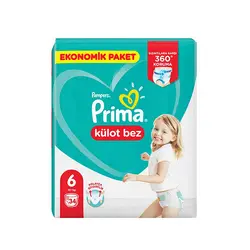 پوشک شورتی پریما آوانتاژ Kulot bez سایز 6 بسته 34 عددی