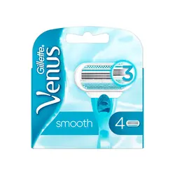 تیغ یدکی خودتراش ژیلت ونوس Smooth بسته 4 عددی