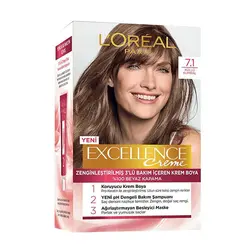 کیت رنگ مو لورآل پاریس مدل Excellence شماره 7.1