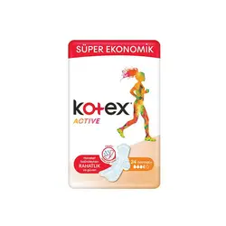 نوار بهداشتی کوتکس ACTIVE سایز نرمال ۲۴ عددی