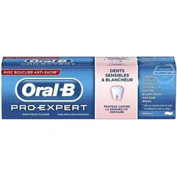 خمیردندان سفیدکننده دندان های حساس اورال بی پرو اکسپرت Oral B Pro Expert حجم 75 میلی لیتر | فروشگاه ارس ترک