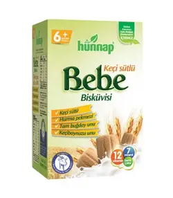 بسکوییت با شیر بز هوناپ 400 گرمی | فروشگاه ارس ترک