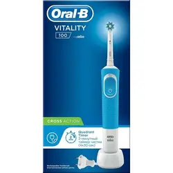 مسواک برقی اورال بی مدل ویتالیتی VITALITY 100 CROSS ACTION آبی