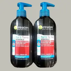 ژل شستشوی زغال فعال گارنیه مدل پیور اکتیو 200 میل