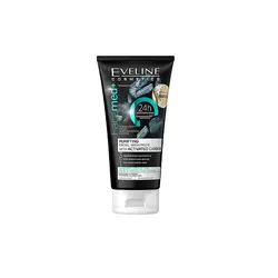 ژل شستشوی صورت کربن فعال اولاین ( EVELINE-Facemed Facial Wash Gel With Activated Carbon)