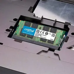 رم لپ تاپ DDR4 تک کاناله  Crucial 401651 4GB 2666Mhz CL19