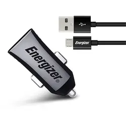 شارژر فندکی Energizer DCA1ACMC3 به همراه کابل تبدیل microUSB