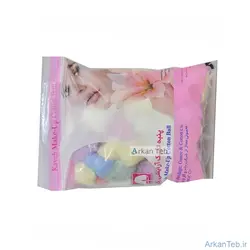 پنبه توپک  100  گرمی سفید (برند گل)