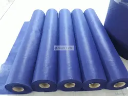 رول ملحفه عرض ۸۰ گرماژ ۲۵ رنگ آبی طول ۲۰ متری
