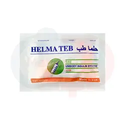 سرنگ انسولین یونی بادی ده عددی حلما طب