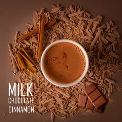 هات چاکلت شیری با دارچین