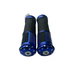 لاستیک سردسته نگین دار آبی کاربن (2عددی)