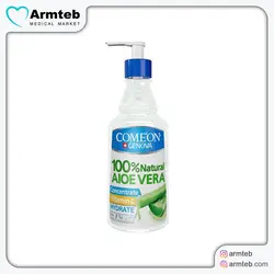 ژل آبرسان آلوئه ورا 100 درصد طبیعی کامان 400 میلی لیتر - آرم طب