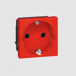 پریز برق  قرمز ارت دار لگراند