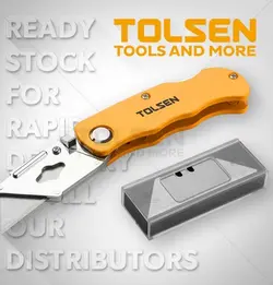 کاتر تاشو تمام فلزی تولسن TOLSEN مدل 30007