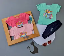 تیشرت شلوارک دخترانه