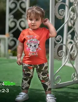 تیشرت شلوارک دخترانه
