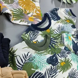 تیشرت شلوارک کتان هاوایی